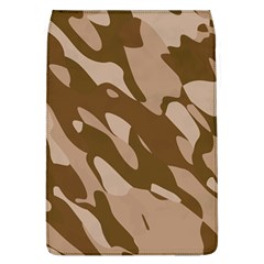 Background For Scrapbooking Or Other Beige And Brown Camouflage Patterns Flap Covers (l) 