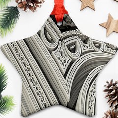 Arches Fractal Chaos Church Arch Ornament (star) by Nexatart