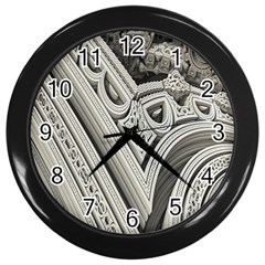 Arches Fractal Chaos Church Arch Wall Clocks (black) by Nexatart