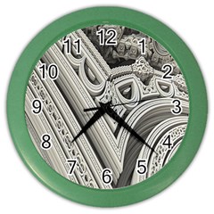 Arches Fractal Chaos Church Arch Color Wall Clocks by Nexatart