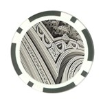 Arches Fractal Chaos Church Arch Poker Chip Card Guard Front