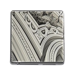 Arches Fractal Chaos Church Arch Memory Card Reader (square) by Nexatart