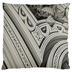 Arches Fractal Chaos Church Arch Large Cushion Case (one Side) by Nexatart