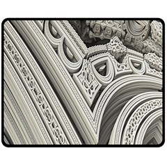 Arches Fractal Chaos Church Arch Double Sided Fleece Blanket (medium) 