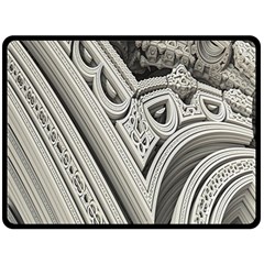 Arches Fractal Chaos Church Arch Double Sided Fleece Blanket (large)  by Nexatart