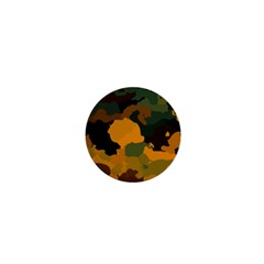 Background For Scrapbooking Or Other Camouflage Patterns Orange And Green 1  Mini Magnets by Nexatart