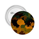 Background For Scrapbooking Or Other Camouflage Patterns Orange And Green 2.25  Buttons Front