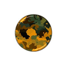 Background For Scrapbooking Or Other Camouflage Patterns Orange And Green Hat Clip Ball Marker by Nexatart