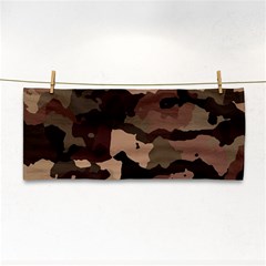 Background For Scrapbooking Or Other Camouflage Patterns Beige And Brown Cosmetic Storage Cases by Nexatart