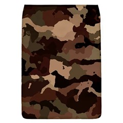 Background For Scrapbooking Or Other Camouflage Patterns Beige And Brown Flap Covers (l)  by Nexatart