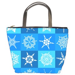 Background Blue Decoration Bucket Bags by Nexatart