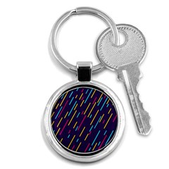 Background Lines Forms Key Chains (round)  by Nexatart