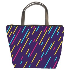 Background Lines Forms Bucket Bags by Nexatart