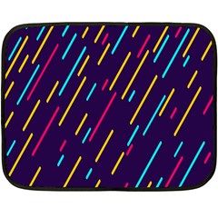 Background Lines Forms Fleece Blanket (mini) by Nexatart