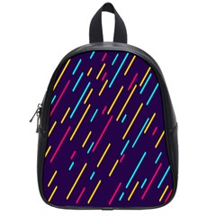 Background Lines Forms School Bags (small) 