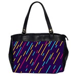 Background Lines Forms Office Handbags (2 Sides)  Front