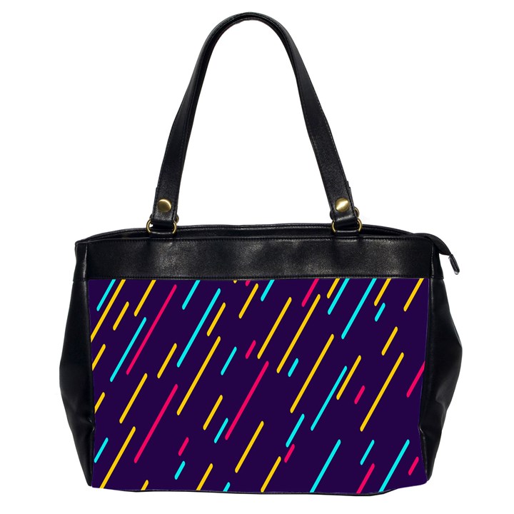 Background Lines Forms Office Handbags (2 Sides) 