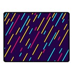 Background Lines Forms Fleece Blanket (Small) 50 x40  Blanket Front