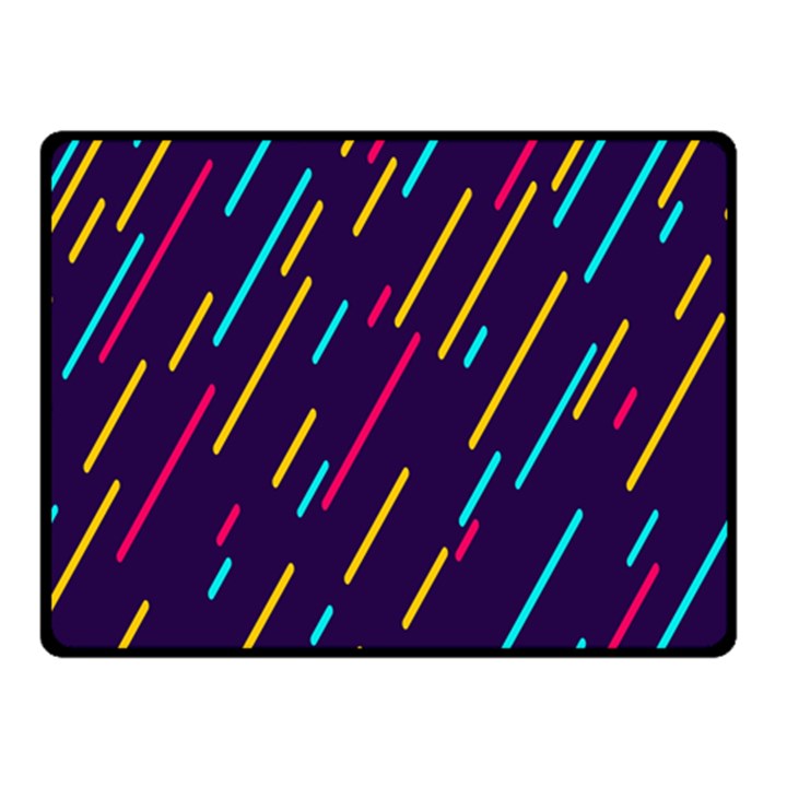 Background Lines Forms Fleece Blanket (Small)