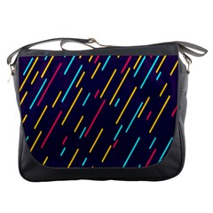 Background Lines Forms Messenger Bags by Nexatart