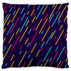 Background Lines Forms Standard Flano Cushion Case (one Side) by Nexatart