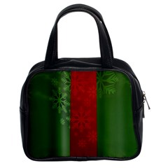 Background Christmas Classic Handbags (2 Sides) by Nexatart