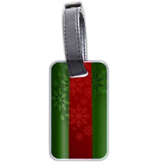 Background Christmas Luggage Tags (two Sides) by Nexatart