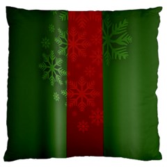 Background Christmas Large Flano Cushion Case (one Side) by Nexatart