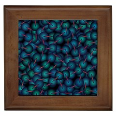 Background Abstract Textile Design Framed Tiles