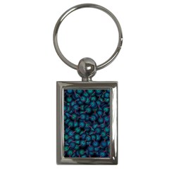 Background Abstract Textile Design Key Chains (rectangle)  by Nexatart