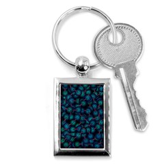 Background Abstract Textile Design Key Chains (rectangle)  by Nexatart