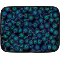 Background Abstract Textile Design Fleece Blanket (mini)