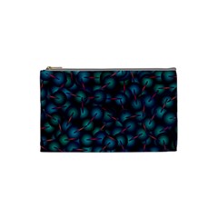 Background Abstract Textile Design Cosmetic Bag (small)  by Nexatart