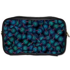 Background Abstract Textile Design Toiletries Bags by Nexatart