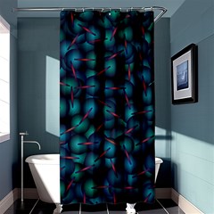 Background Abstract Textile Design Shower Curtain 36  X 72  (stall)  by Nexatart