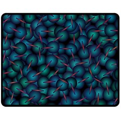 Background Abstract Textile Design Double Sided Fleece Blanket (medium)  by Nexatart