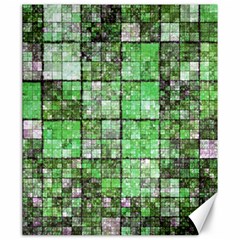 Background Of Green Squares Canvas 20  X 24  