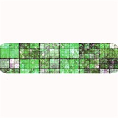 Background Of Green Squares Large Bar Mats by Nexatart