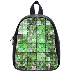 Background Of Green Squares School Bags (small) 