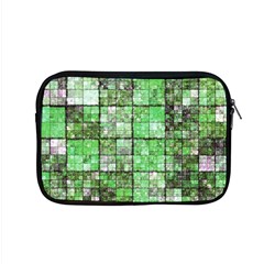 Background Of Green Squares Apple Macbook Pro 15  Zipper Case