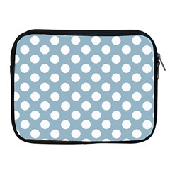 Blue Polkadot Background Apple Ipad 2/3/4 Zipper Cases by Nexatart