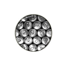 Black And White Doses Cans Fuzzy Drinks Hat Clip Ball Marker