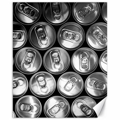 Black And White Doses Cans Fuzzy Drinks Canvas 16  X 20   by Nexatart