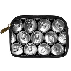 Black And White Doses Cans Fuzzy Drinks Digital Camera Cases