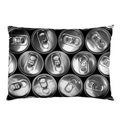 Black And White Doses Cans Fuzzy Drinks Pillow Case (two Sides) by Nexatart