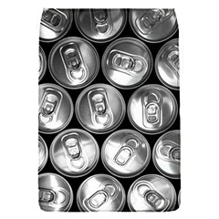 Black And White Doses Cans Fuzzy Drinks Flap Covers (s)  by Nexatart