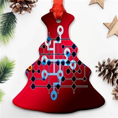 Board Circuits Trace Control Center Ornament (christmas Tree)  by Nexatart