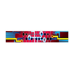 Board Circuits Trace Control Center Flano Scarf (mini) by Nexatart