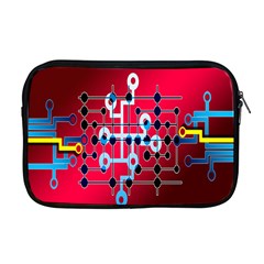 Board Circuits Trace Control Center Apple Macbook Pro 17  Zipper Case by Nexatart