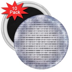 Binary Computer Technology Code 3  Magnets (10 Pack)  by Nexatart